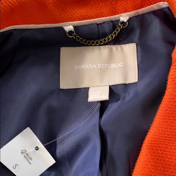 COPY - NWT Banana Republic Orange Blazer Jacket - Picture 2 of 5